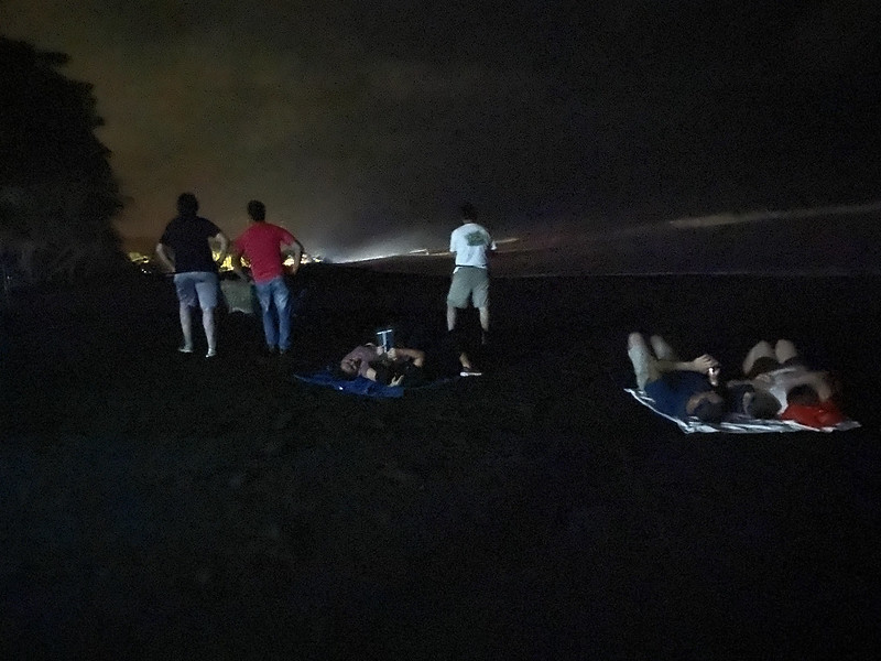 Observación nocturna en playa