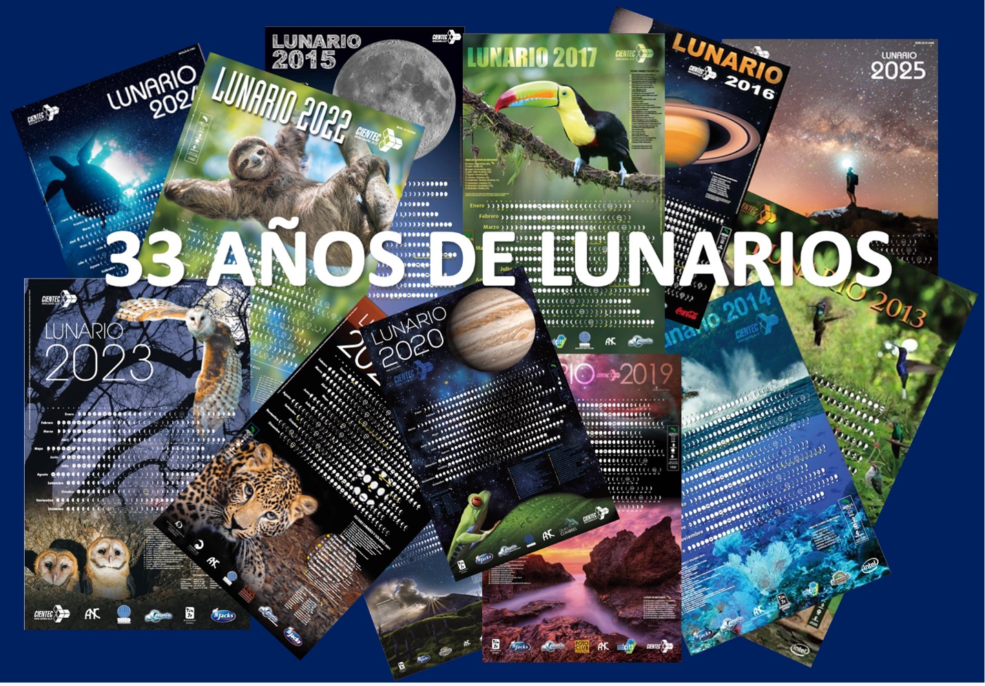 imagenes de Lunarios a través del tiempo