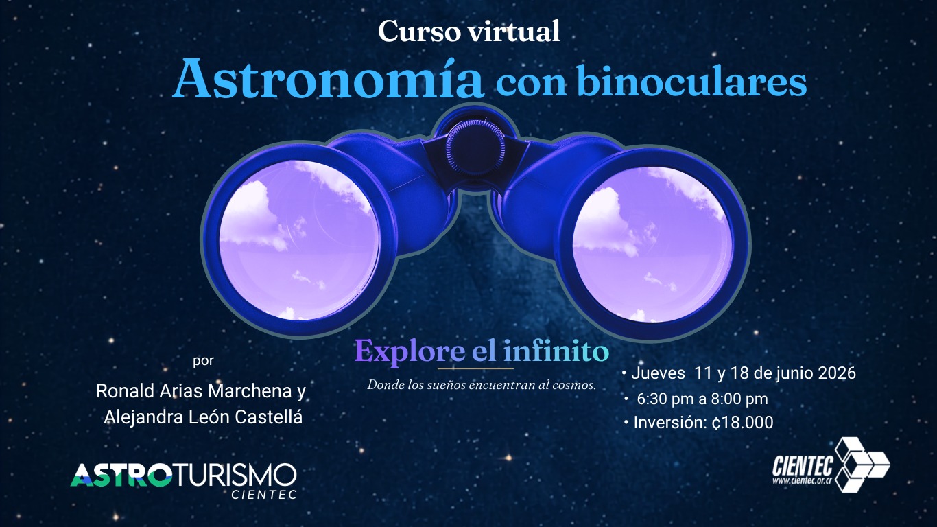 anuncio curso astronomía con binoculares junio 2026