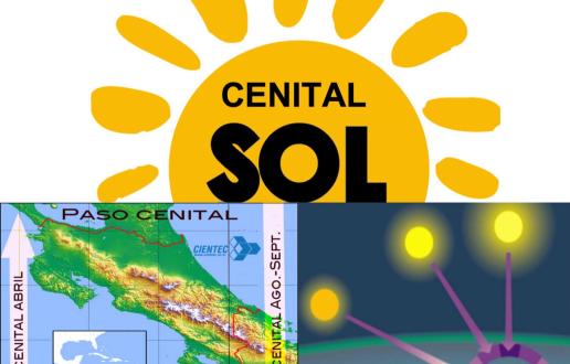 Sol cenital en Costa Rica