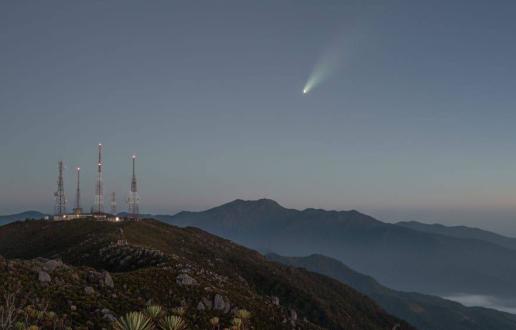 Cometa Lemmon, por Angelo Murcia 24 Oct. 2025. Cerro de la Muerte, Costa Rica 
