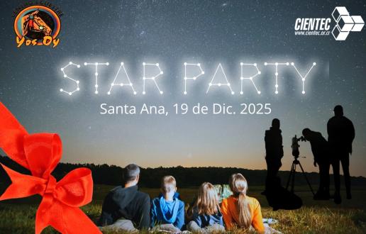 Anuncio Star Party Santa Ana 19 Dic. 2025