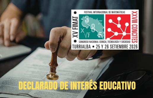 anuncio declaratoria de interés educativo.