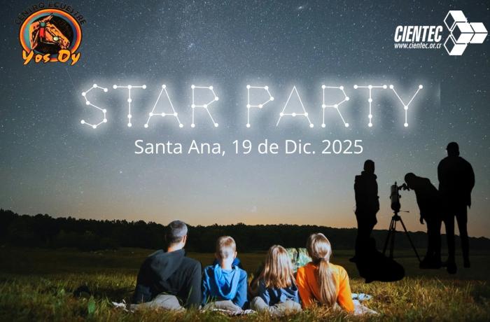 Anuncio Star Party Santa Ana 19 Dic. 2025