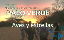 Enero y Feb. en Palo Verde -Astronomía y Aves 2023