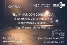 Anuncio charla iluminación