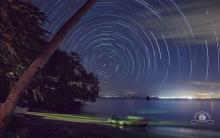 Startrails desde Isla Jesusita Er Pushkaraj