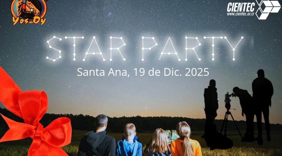 Anuncio Star Party Santa Ana 19 Dic. 2025