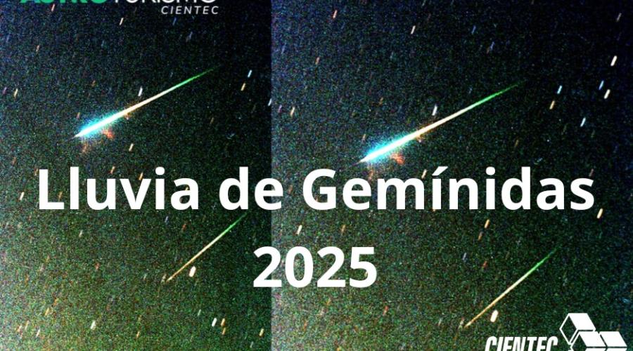 Anuncio Gemínidas 2025